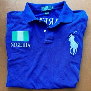 RARE 1990’s PURPLE NIGERIA FLAG RALPH LAUREN XL